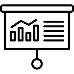 Data Visualization Icon Vector Element