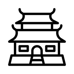Shinto line icon
