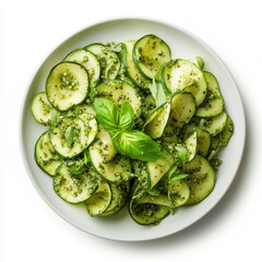Pesto Zucchini Delight with Fresh Twist