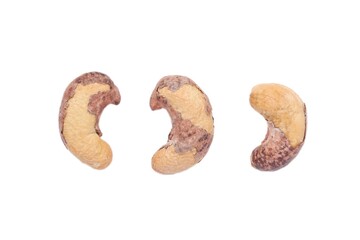 Cashew isolated on white background 