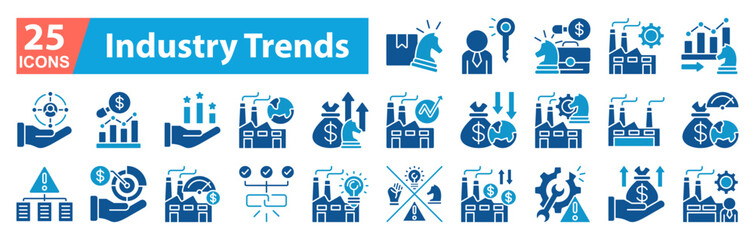 Industry Trend Icon Sheet Outline Vector Chess, Trend, Key, Business Strategy, Industry, Analytics, Stakeholder, Analysis, Competitive, Emerging, Growth, Investment, Strategy, Industry, Benchmarking