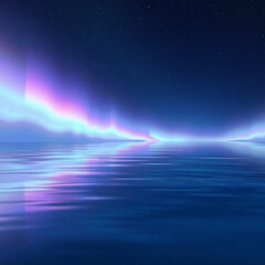 星空を移した水面