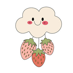 Pastel groovy spring, clipart Spring, clipart Retro flower, power png, cute png, png Daisy flower Spring gift png