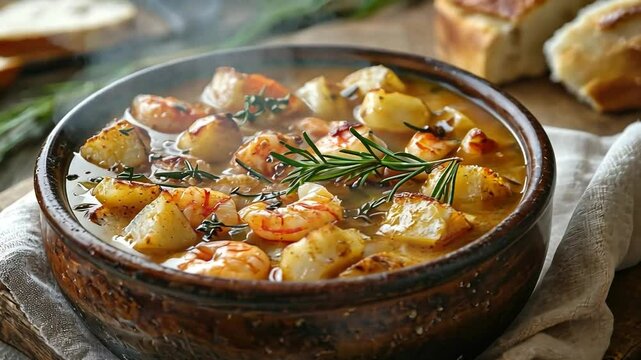 traditional irish seafood chowder video
