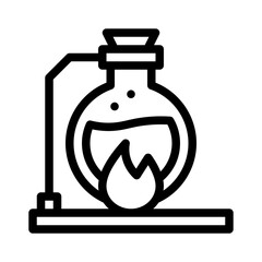 chemical line icon