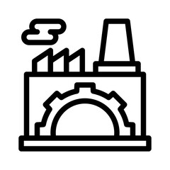 gear line icon