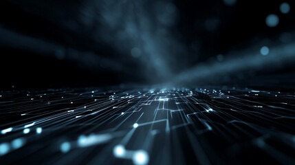 Abstract background that represents the limitless possibilities, Technological grid merging into a cosmic backgroundTechnological grid merging into a cosmic background