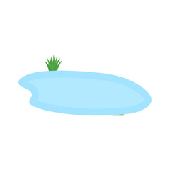 Water spill vector illustration