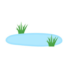 Water spill vector illustration