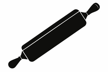 rolling pin design silhouette vector illustration