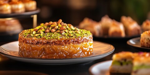 Pistachio-Almond Dessert Display
