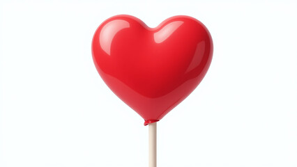 ith glossy finish ideal love candy valentine projects represents sweetness affection isolated white background