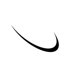 Abstract orbit line. Magic swirl design. The vortex trail effect.