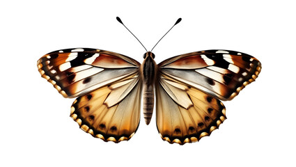 Colorful butterfly isolated background transparent png