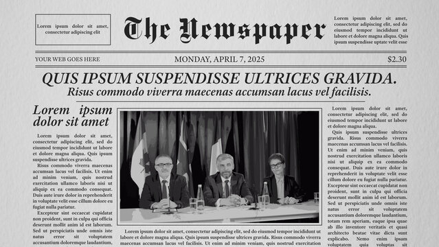 Newspaper Mocap Template