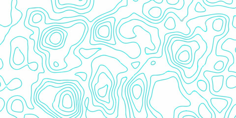 Abstract topographic contours map background. Topography white wave lines vector background. Topographic map Patterns, Topographic map and place for texture. Wavy curve lines banner design. 