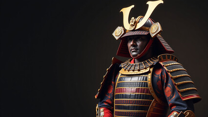 ornate samurai armor features intricate details rich colors reflecting japanese craftsmanship cultural heritage