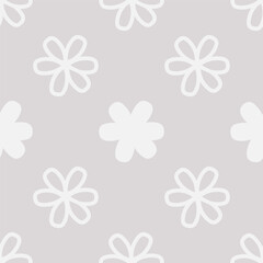 Obraz premium tulips floral background. Vector flower pattern