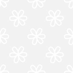 tulips floral background. Vector flower pattern