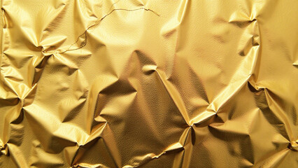 rugged metallic gold foil texture crumpled surface offers unique artistic project