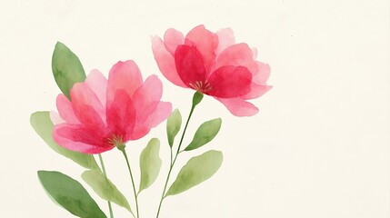 Obraz premium A florist's branding concept with watercolor floral patterns and elegant fonts
