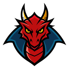 Mystic Dragon mascot logo
