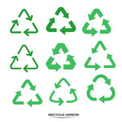 Obraz premium recycle symbol icon