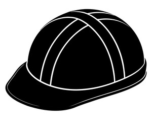 Hard Hat silhouette vector illustration