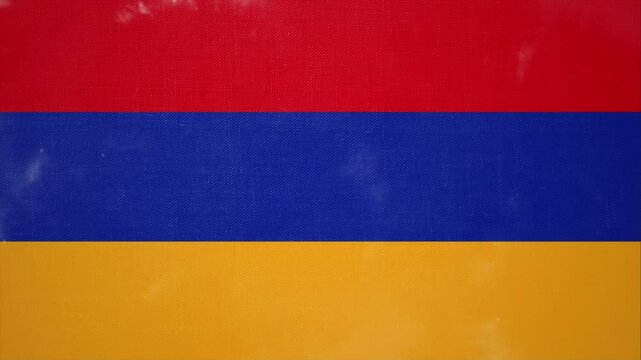 Animated Video Showing the Flag of ARMENIA Emerging from Nowhere