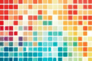 Fototapeta premium vibrant and colorful abstract mosaic pattern background