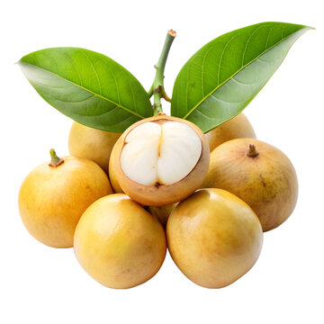 Mangaba fruit isolated on transparent background 