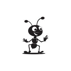 ant cartoon character silhouette
