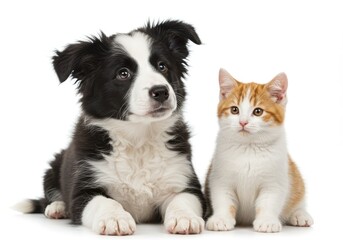 Obraz premium Border collie puppy ginger white