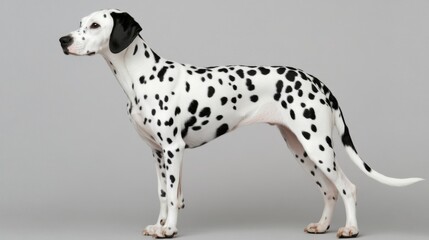 Dalmatian Dog Portrait - Elegant and Spotty