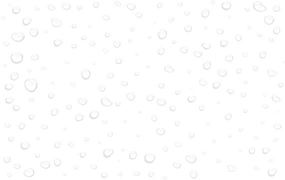 Realistic water drops. PNG drops, condensation on the window, transparent water drop. Abstract water drops, bubbles on transparent background, digital liquid design, Stock royalty free.