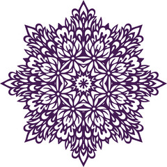 Beautiful Mandala Art and Vector Mandala Design Image.