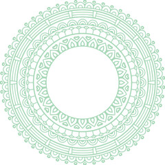 Beautiful Mandala Art and Vector Mandala Design Image.