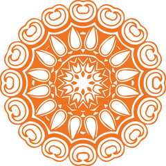 Beautiful Mandala Art and Vector Mandala Design Image.