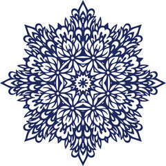 Beautiful Mandala Art and Vector Mandala Design Image.