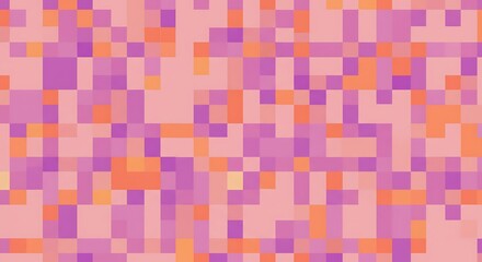 Fototapeta premium Pixel Sunset Hues A Digital Mosaic Abstract Pixel Art Warm Color Study Digital Painting Soft Pixel Gradient Shimmering Pixel Texture Abstract Design Geometric Pixel Art Soft Color Blend AI Generated