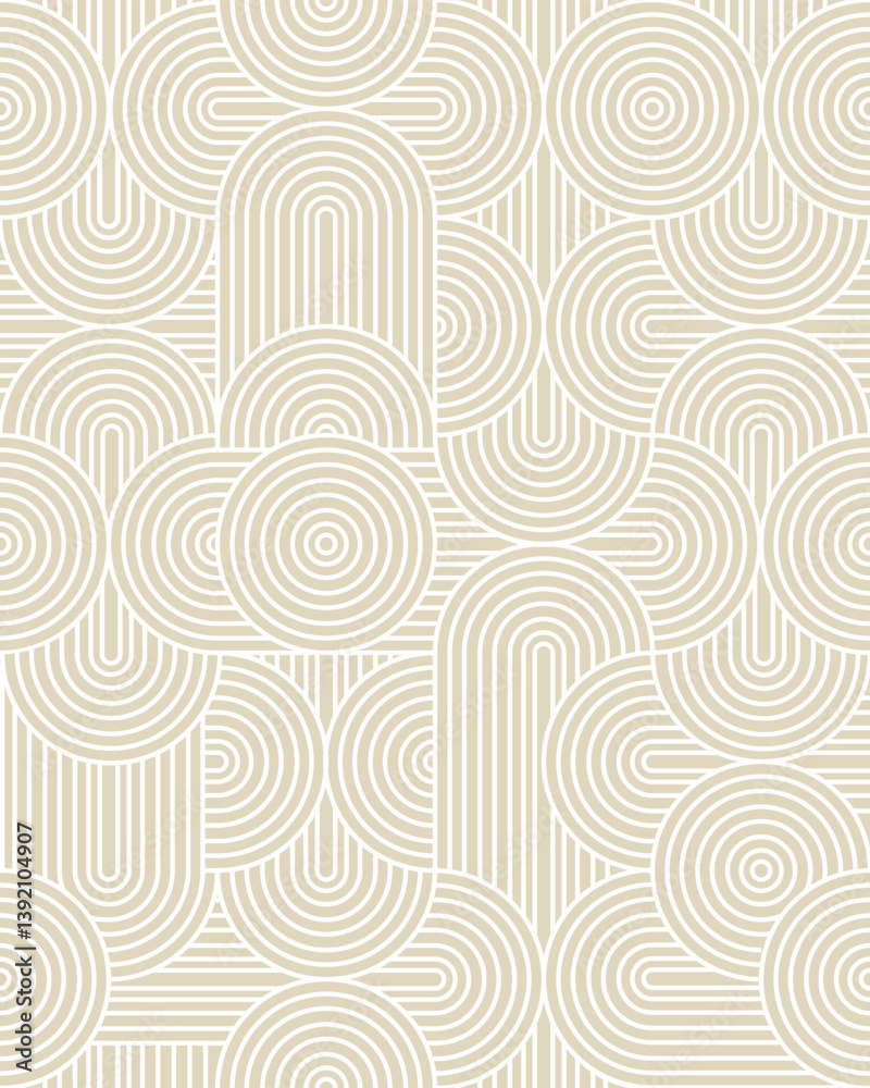 Wall mural vector seamless geometric pattern.linear pattern. wallpapers for your design. vector illustration.