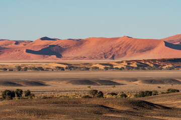 sunset in the desert, Africa