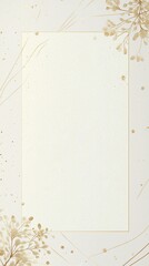 Elegant cover design,greeting card,traditional Chinese clouds in gold lines,white background.