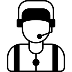 Customer Support Agent Icon