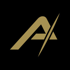 Elegant and stylish A logo design for your company A letter logo A Logo for luxury branding
