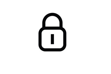 Various padlock icons in different styles on white background.