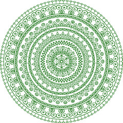 Beautiful Mandala Art and Vector Mandala Design Image.
