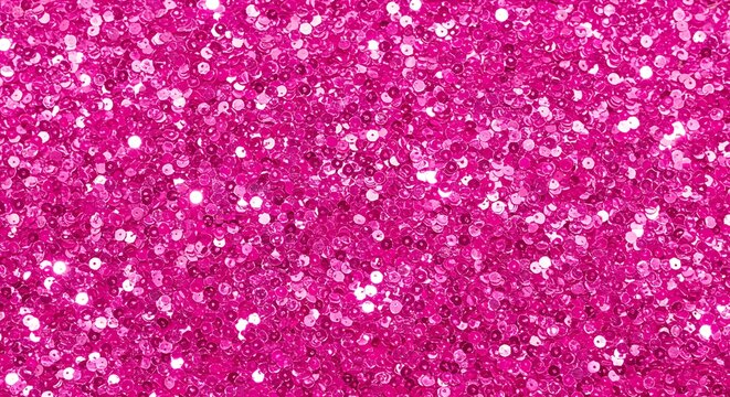 Hot Pink Sequins Shimmering Texture A Sparkling Sea Of Pink Sequins Vibrant Pink Sequins Close Up Shimmering Pink Glitter Texture Dazzling Pink Sequin Background AI Generated