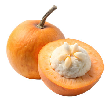 Santol fruit isolated on transparent background 
