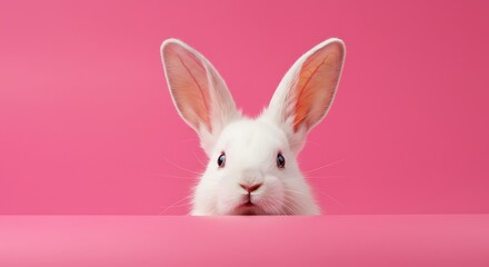 Pink Paradise: Bunny's Surprise AI Generated